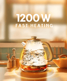 1.7 L Retro Floral Painted Electric Kettle - 1200 W
