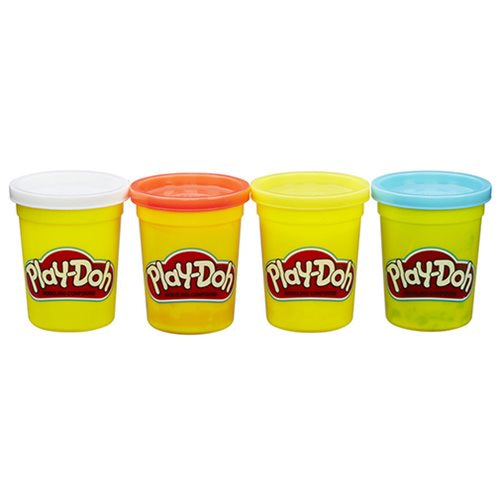Play-Doh Classic Colors 4-Pack - Red, Yellow, Blue, And White
