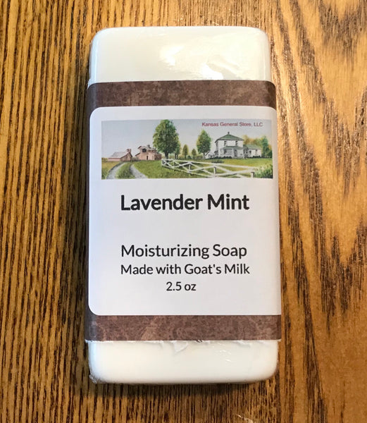 Lavender Mint Moisturizing Goat’s Milk Soap - 2.5 Oz. - Qty. 2