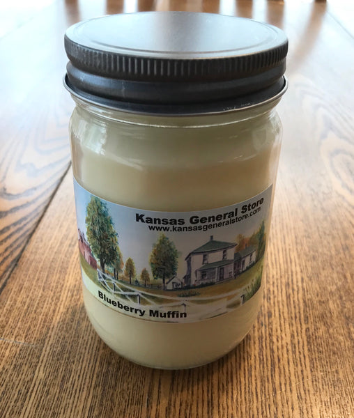 Blueberry Muffin Soy Jar Candle - 12 Oz.