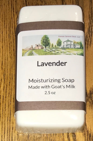 Lavender Moisturizing Goat’s Milk Soap - 2.5 Oz. - Qty. 2