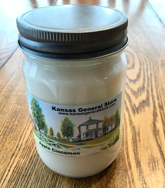 Apple Cinnamon Soy Jar Candle - 12 Oz.