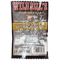 Wild Bill's 1 Oz. Hickory Smoked Tender Tips Beef Jerky - Qty. 12