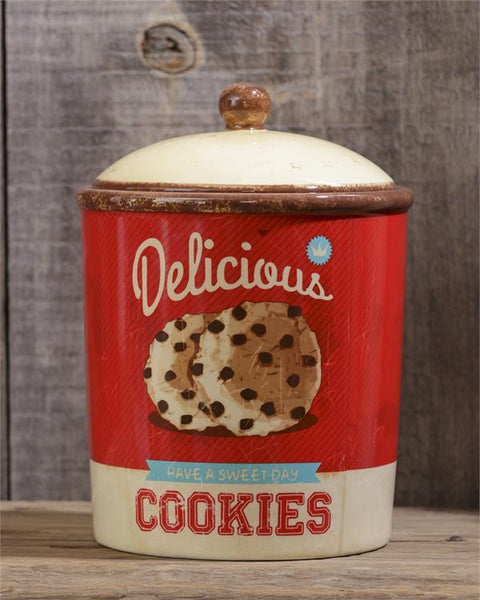 Retro Ceramic Cookie Jar