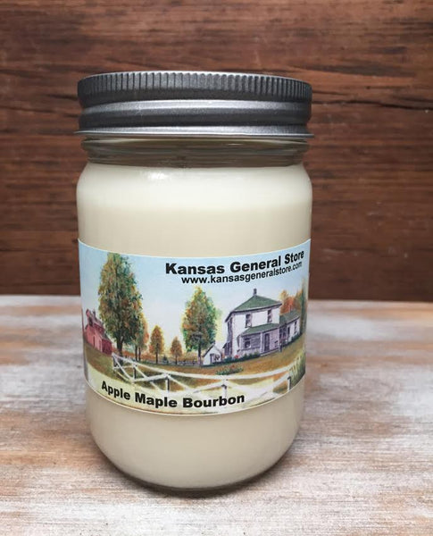 Apple Maple Bourbon Soy Jar Candle - 12 Oz.