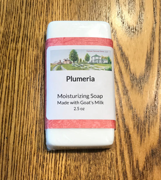 Plumeria Moisturizing Goat’s Milk Soap - 2.5 Oz. - Qty. 2