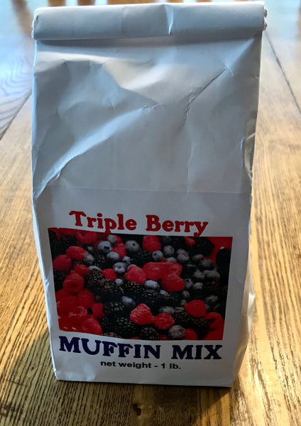 Kansas General Store Triple Berry Muffin Mix - 1 Lb. - Qty. 12