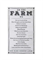 "On The Farm" Wall Decor - Coffin's Mercantile, LLC