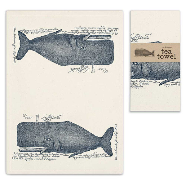 "The Whale" Tea Towel - Coffin's Mercantile, LLC
