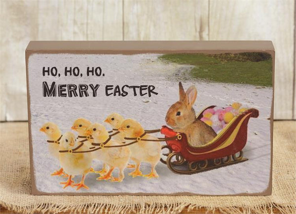 "Ho, Ho, Ho, Merry Easter" Sign - Coffin's Mercantile, LLC