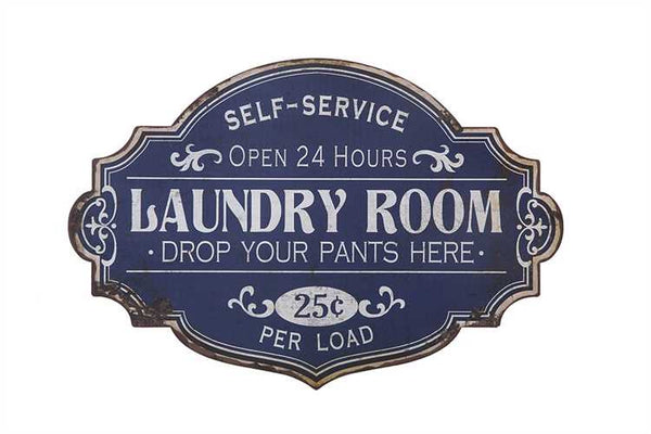 "Laundry Room" Metal Wall Decor - Coffin's Mercantile, LLC