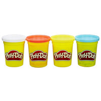 Play-Doh Classic Colors 4-Pack - Red, Yellow, Blue, And White