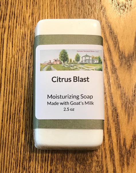 Citrus Blast Moisturizing Goat’s Milk Soap - 2.5 Oz. - Qty. 2